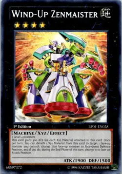 Wind-Up Zenmaister BP01-EN028 Yu-Gi-Oh! Card Light Play 1st Edition - Image 1