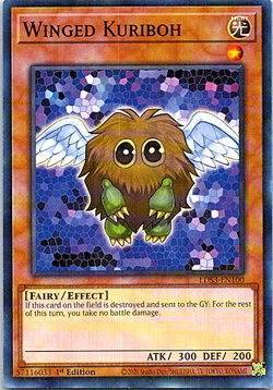 Winged Kuriboh LDS3-EN100 Yu-Gi-Oh Card NM 1st Edition - Image 1