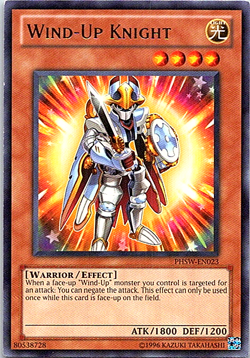 Wind-Up Knight PHSW-EN023 Yu-Gi-Oh! Card Light Play Unlimited - Image 1