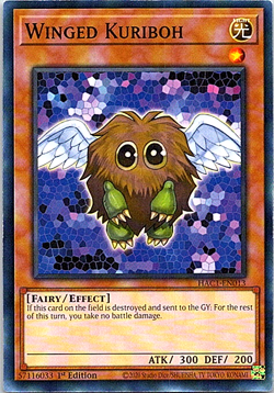 Winged Kuriboh HAC1-EN013 Yu-Gi-Oh! Card NM 1st Edition - Image 1