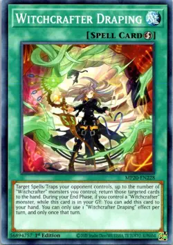 Witchcrafter Draping MP20-EN228 Yu-Gi-Oh! 1st Edition NM - Image 1