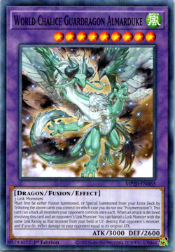 World Chalice Guardragon Almarduke MP20-EN065 Yu-Gi-Oh! 1st Edition Light Play - Image 1
