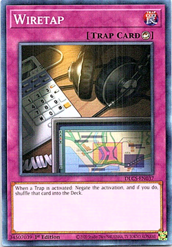 Wiretap DLCS-EN037 Yu-Gi-Oh! 1st Edition Near Mint - Image 1