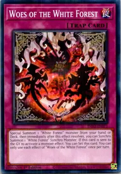 Woes of the White Forest INFO-EN071 Yu-Gi-Oh! Light Play 1st Edition - Image 1