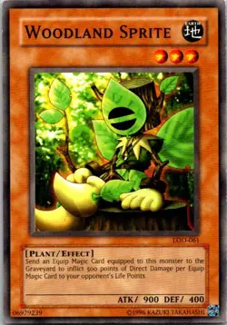 Woodland Sprite LOD-061 Yu-Gi-Oh! Card Light Play Unlimited - Image 1