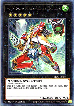 Wind-Up Arsenal Zenmaioh KICO-EN044 Yu-Gi-Oh! Card Light Play 1st Edition - Image 1