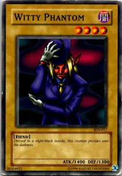 Witty Phantom SDY-017 Yu-Gi-Oh! Card Moderate Play Unlimited - Image 1