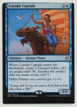 Corsair Captain Miscut misprint Sheet Edge jumpstart magic the gathering mtg - Image 1