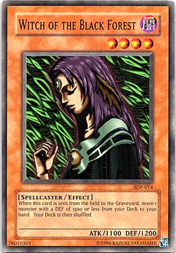 Witch Of The Black Forest SDP-014 Yu-Gi-Oh! Card Light Play Unlimited - Image 1