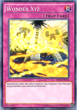 Wonder XYZ SHVI-EN076 Yu-Gi-Oh! Card Light Play Unlimited - Image 1