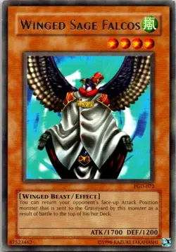 Winged Sage Falcos PGD-072 Yu-Gi-Oh! Card Light Play Unlimited - Image 1
