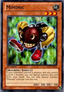 Mimimic LTGY-EN003 Yu-Gi-Oh! Card Light Play 1st Edition - Image 1
