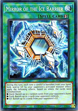 Mirror Of The Ice Barrie SDFC-EN031 Yu-Gi-Oh! Card Near Mint 1st Edition - Image 1
