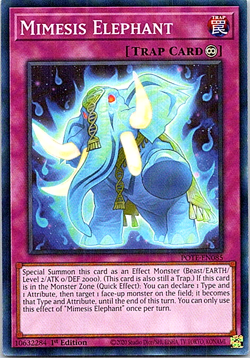Mimesis Elephant POTE-EN085 Yu-Gi-Oh Card Near Mint 1st Edition - Image 1