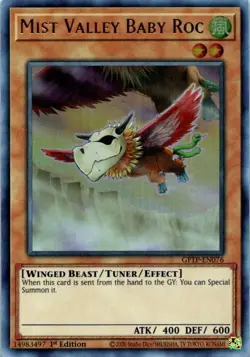 Mist Valley Baby Roc GFTP-EN076 Yu-Gi-Oh! Card Mint 1st Edition - Image 1