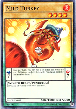 Mild Turkey MACR-EN095 Yu-Gi-Oh! Card Light Play Unlimited - Image 1