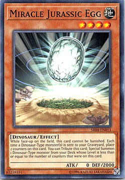 Miracle Jurassic Egg SR04-EN011 Yu-Gi-Oh! Light Play Unlimited - Image 1