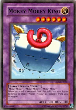 Mokey Mokey King RDS-EN036 Yu-Gi-Oh! Card Light Play Unlimited - Image 1