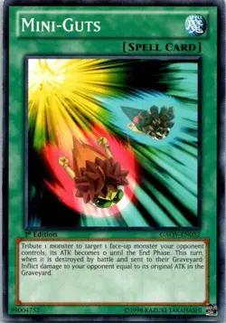 Mini-Guts GAOV-EN052 Yu-Gi-Oh! Card Light Play 1st Edition - Image 1