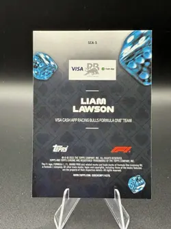 Topps 2025 Topps Chrome Logofractor Formula 1 Ace of Trades Liam Lawson SCA-5 - Image 2