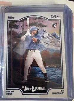 2025 Topps X Bob Ross the Joy of Baseball - Dylan Crews #75 (RC) - Image 1