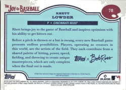 Rhett Lowder (RC) X Bob Ross 2025 Topps The Joy Of Baseball Reds FREE SHIPPING - Image 2