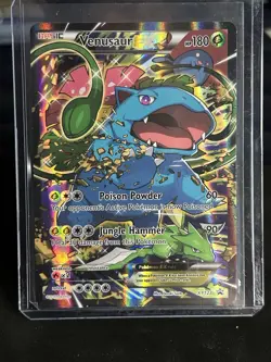 The Pokemon Company Venusaur EX Promo Full Art XY123 XY Holo 180 HP English - Image 1