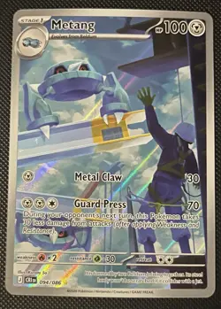 Metang 094/086 Illustration Rare ME: Chaos Rising Pokemon TCG NM - Image 1