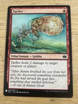 Magic the Gathering The List Reprints Tarfire #055/063 MTG TCG CCG - Image 1