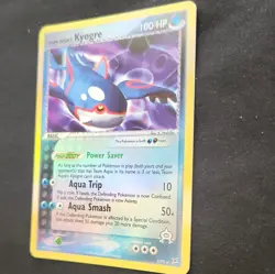 Pokemon TCG Team Aqua's Kyogre 3/95 Rev Holo Rare 100 HP English - Image 2