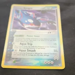 Pokemon TCG Team Aqua's Kyogre 3/95 Rev Holo Rare 100 HP English - Image 3