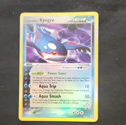 Pokemon TCG Team Aqua's Kyogre 3/95 Rev Holo Rare 100 HP English - Image 5
