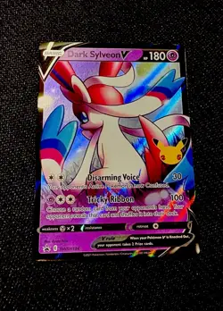 Dark Sylveon V Promo Holo SWSH134 SWSH Promo Cards EN 2021 180HP Basic - Image 1