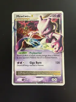 Pokemon TCG Mewtwo LV X DP28 Promo Diamond & Pearl MP/LP - Image 1