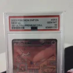 2023 Pokemon Mew ex 053 SVP 151 Ultra Premium Collection Promo PSA 10 Gem Mint - Image 3