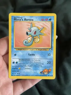 Misty's Horsea 86/132 Gym Heroes, Pokemon TCG - Lightly Played - Image 1