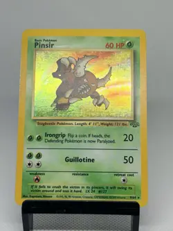 The Pokemon Company Pinsir 09/64 Jungle Holo Rare 60 HP Basic Unlimited 1999 - Image 1
