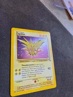 Pokemon TCG Zapdos Fossil 15/62 Holo 1999-2000 WOTC- Vintage - Image 5