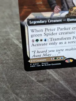 MTG, Peter Parker (#0001), Spider-Man Promos, Borderless, Non-Foil, NM Mythic - Image 5