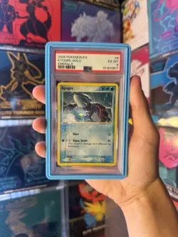 2005 Pokemon Ex Emerald Kyogre Holo #6 PSA 6 - Image 1