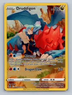 Pokemon SWSH12: Silver Tempest Trainer Gallery #TG09/TG30 Druddigon - Image 1