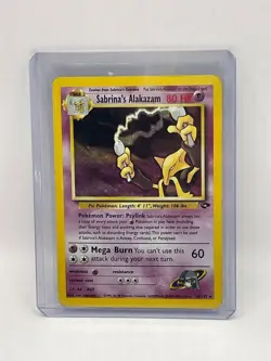 Sabrina's Alakazam 16/132 Gym Challenge (G2) 2000 Unlimited Holofoil, Pre-owned - Image 5
