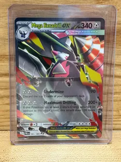 Mega Excadrill ex Pokemon ME04 Pitch Black Double Rare - Image 1