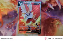 Pokemon Cinderace V Ultra Rare Full Art Holo 210 HP Rebel Clash 035/192 - Image 1