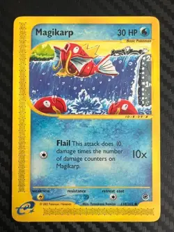 Pokemon TCG Magikarp 118/165 Expedition Base Set Common VLP - Image 1