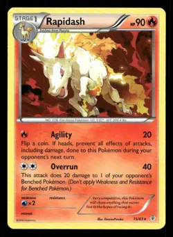 Rapidash 15/83 Generations NM/M Pokemon - Image 1