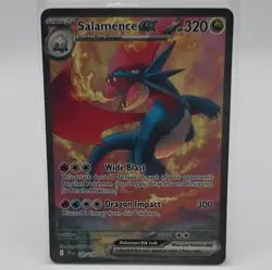 Pokemon TCG Salamence ex 187/159 SV09 Journey Together SIR Holo EN - Image 1
