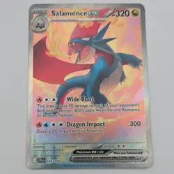 Pokemon TCG Salamence ex 187/159 SV09 Journey Together SIR Holo EN - Image 2