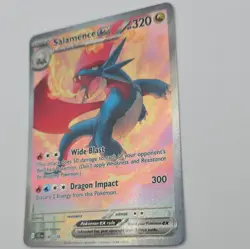 Pokemon TCG Salamence ex 187/159 SV09 Journey Together SIR Holo EN - Image 3