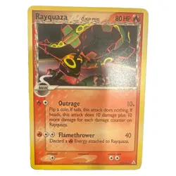 Nintendo Rayquaza Delta Species 26/110 Holon Phantoms Regular Rare English 80 HP - Image 1
